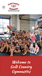 Mobile Screenshot of goldcountrygymnastics.com